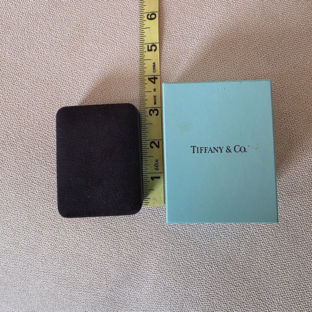 Tiffany & Co. Necklace Case Set w/ Box & Pouch - 2.25” x 3” - Picture 6 of 6